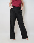 Relaxed Work Pants in Black