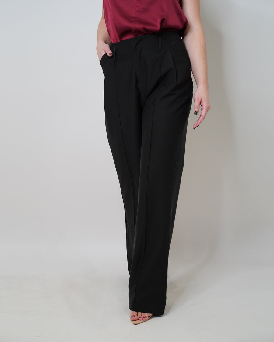 Relaxed Work Pants in Black