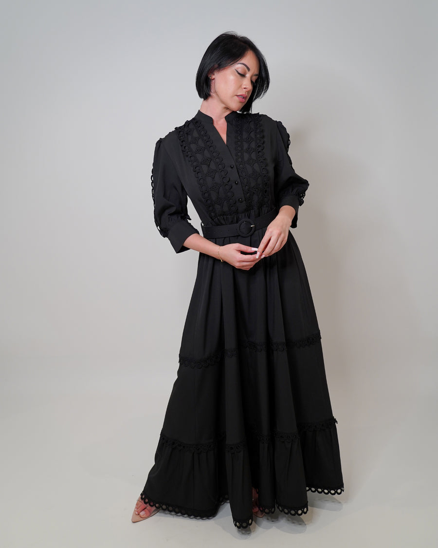 Julianna Maxi Dress in Black