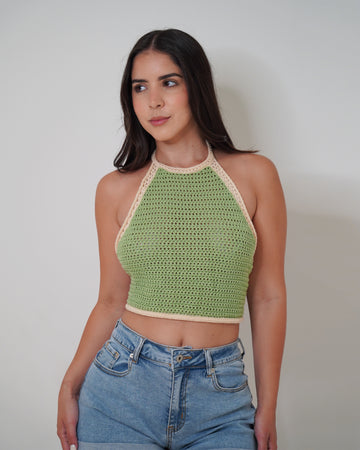 Laura Top in Sage